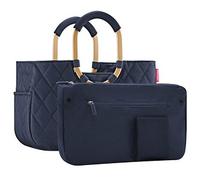 reisenthel® Einkaufskorb loopshopper M Kunstfaser frame rhombus midnight gold St.