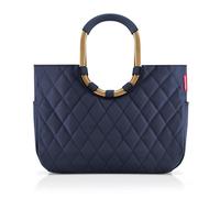 Reisenthel Einkaufskorb Midnight Gold, Gold, Dunkelblau, Textil, 25 L, bauchig, 46x34.5x25 cm, umweltfreundlich, Freizeit, Koffer & Taschen, Einkaufskörbe