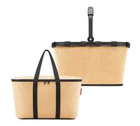 reisenthel Einkaufskorb Set carrybag + coolerbag raffia black