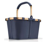 reisenthel carrybag Midnight Gold - Stabiler Einkaufskorb mit viel Stauraum und praktischer Innentasche - Elegantes und wasserabweisendes Design