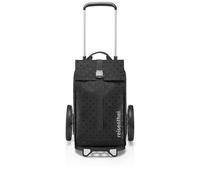 Reisenthel Einkaufsroller Citycruiser Set aus Rack und Rolltop-Tasche Glossy Dots Black Frame