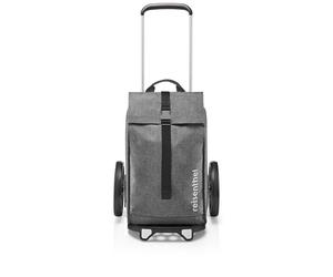 Reisenthel Einkaufsroller Citycruiser Set aus Rack und Rolltop-Tasche Twist Silver
