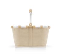 Reisenthel Einkaufstasche Carrybag cord sand exclusive, Beige, Textil, 22 L, 48x29x28 cm, großes Hauptfach, Freizeit, Koffer & Taschen, Einkaufstaschen