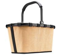 Reisenthel Einkaufstasche carrybag frame Raffia Black