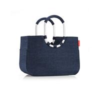 Reisenthel Einkaufstasche Loopshopper L twist navy, Dunkelblau, Textil, 46x34.5x25 cm, großes Hauptfach, Freizeit, Koffer & Taschen, Einkaufstaschen