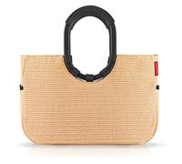 REISENTHEL OS7079 LOOPSHOPPER M FRAME Gym Bag Unisex Adult RAFFIA BLACK Größe Unica