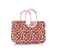 reisenthel loopshopper L smiley leo blush - Stabile Tasche mit praktischen Fächern aus recycelten PET-Flaschen - Charmantes und wasserabweisendes Design