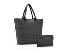 reisenthel Einkaufstasche shopper e1 set #1 Glossy Dots schwarz