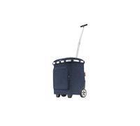Reisenthel Einkaufstrolley carrycruiser Plus – Kühlfach, Schultergurt, Netz-Innentasche – Twist Navy