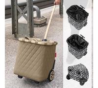 reisenthel Einkaufstrolley carrycruiser 40L twist maroon - burgundy rot - Teleskopgriff + 2 Räder - Twist Maroon M Burgundy