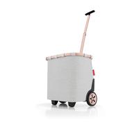 Reisenthel Einkaufstrolley Carrycruiser frame sky rose, Metall, 40 L, 42x47.5x32 cm, Innentasche, höhenverstellbarer Griff, Leichtlaufrollen, Freizeit, Koffer & Taschen, Einkaufstaschen