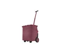 reisenthel Einkaufstrolley carrycruiser 40L twist maroon - burgundy rot - Teleskopgriff + 2 Räder - Twist Maroon M Burgundy