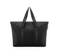 Reisenthel Tragetasche 35 Liter EXTRALITE SHOPPER L MESH BLACK, 46 x 40 cm - Schwarz - Polyester - wasserabweisend