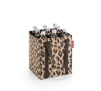 Reisenthel Flaschenträger Bottlebag leo macchiato, Mehrfarbig, Textil, 24x28x24 cm, Küchenzubehör, Flaschenträger