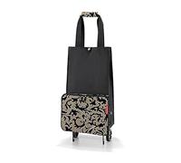 reisenthel foldabletrolley Baroque Marble - Faltbarer, kompakter Einkaufswagen - einfach zu verstauen