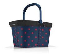 reisenthel Gilching Angebot Einkaufskorb carrybag Plus passendes Cover Sichtschutz Abdeckung (frame mixed dots red)