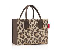Reisenthel Handtasche 4 Liter DAILY SHOPPER XS LEO MACCHIATO, 27 x 21 cm - Beige - Braun - Polyester - wasserabweisend