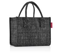 reisenthel daily shopper XS bouclé black - Die kleinere Version unseres modernen, stromlinienförmigen Shoppers - eine praktische rechteckige Crossbody-Handtasche.