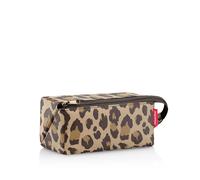 Reisenthel Kosmetiktasche 1,5 Liter FOLD CASE LEO MACCHIATO, 23 x 11 cm - Braun - Beige - Polyester