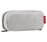 Reisenthel Kosmetiktasche 1,5 Liter MULTICASE HERRINGBONE GREY, 21 x 10 cm - Grau - Schwarz - Polyester - wasserabweisend