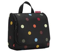 Reisenthel Kosmetiktasche 3 Liter TOILETBAG DOTS, 23 x 20 cm - Mehrfarbig - Schwarz - Polyester - wasserabweisend