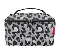 Reisenthel Kosmetiktasche 4 Liter BEAUTYCASE LEO NERO, 27 x 18 cm - Grau - Schwarz - Weiß - Polyester - wasserabweisend - mit Tragegriff
