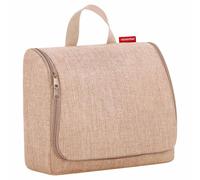 Reisenthel Kosmetiktasche 4 Liter TOILETBAG XL TWIST COFFEE, Beige - Polyester - 28 x 23 cm - wasserabweisend