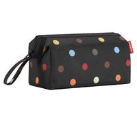 Reisenthel Kosmetiktasche 4 Liter TRAVELCOSMETIC DOTS, Mehrfarbig - Schwarz - Polyester - 26 x 18 cm - wasserabweisend - mit Handschlaufe