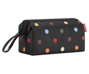 Reisenthel Kosmetiktasche 4 Liter TRAVELCOSMETIC DOTS, Mehrfarbig - Schwarz - Polyester - 26 x 18 cm - wasserabweisend - mit Handschlaufe