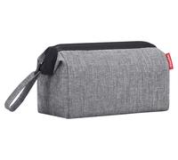 Reisenthel Kosmetiktasche 4 Liter TRAVELCOSMETIC TWIST SILVER, Silbergrau - Polyester - 26 x 18 cm - wasserabweisend - mit Handschlaufe