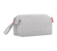 Reisenthel Kosmetiktasche 4 Liter TRAVELCOSMETIC TWIST SKY ROSE, Grau - Rosegoldfarben - Polyester - 26 x 18 cm - wasserabweisend - mit Handschlaufe