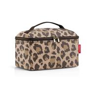 Reisenthel Kosmetiktasche Beautycase leo macchiato, Braun, Schwarz, Kunststoff, Textil, 27x18x17 cm, Freizeit, Wellness, Körperpflege, Kosmetik