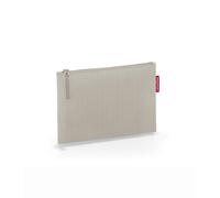 Reisenthel Kosmetiktasche CASE HERRINGBONE SAND, 24 x 17 cm - Sandfarben - Polyester - wasserabweisend