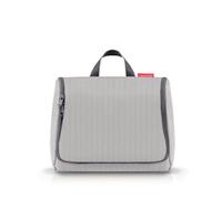 Reisenthel Kosmetiktasche Toiletbag XL herringbone grey, Grau, Textil, 28x25x10 cm, Freizeit, Wellness, Körperpflege, Kosmetik