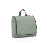Reisenthel Kosmetiktasche Toiletbag XL twist sage, Jadegrün, Textil, 28x23x10 cm, Badaccessoires, Waschplatzzubehör, Kosmetikdosen
