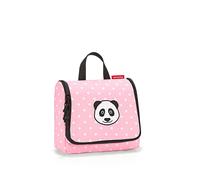 Reisenthel Toiletbag Kids Panda Dots Pink – Kulturbeutel, wasserabweisend, 3 l, mit Haken