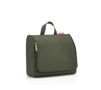 Reisenthel Kulturbeutel Toiletbag XL urban forest gold, Waldgrün, Textil, 28x23x10 cm, Freizeit, Wellness, Körperpflege, Kosmetik