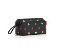 Reisenthel Kosmetiktasche 4 Liter TRAVELCOSMETIC DOTS, Mehrfarbig - Schwarz - Polyester - 26 x 18 cm - wasserabweisend - mit Handschlaufe