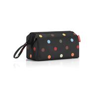Reisenthel Kosmetiktasche 4 Liter TRAVELCOSMETIC DOTS, Mehrfarbig - Schwarz - Polyester - 26 x 18 cm - wasserabweisend - mit Handschlaufe