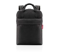 Reisenthel Rucksack , Schwarz , Textil , 30x39x13 cm , gepolsterte Schulterträger, großes Hauptfach , Freizeit, Unterwegs, Reisegepäck