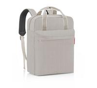 reisenthel Laptoprucksack »allday backpack M herringbone sand« 39,6 cm (15,6 Zoll) Polyeste gelb, 30x39x13 cm