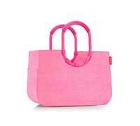 Reisenthel Einkaufstasche Loopshopper L twist pink, Pink, Textil, 46x34.5x25 cm, großes Hauptfach, Freizeit, Koffer & Taschen, Einkaufstaschen