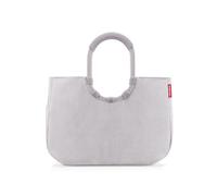 reisenthel loopshopper L cord grey - Stabile Tasche mit praktischen Fächern aus recycelten PET-Flaschen - Charmantes und wasserabweisendes Design
