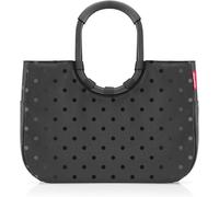 reisenthel loopshopper L Einkaufstasche glossy dots schwarz OR7076