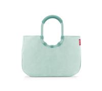 reisenthel loopshopper L frame cord mint - Stabile Tasche mit praktischen Fächern aus recycelten PET-Flaschen - Charmantes und wasserabweisendes Design