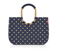 Reisenthel - loopshopper L frame metallic dots blue frame metallic dots blue - Gr. - L