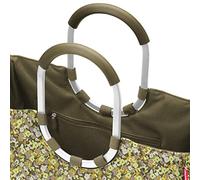 reisenthel loopshopper L Stabile Tasche mit praktischen Fächern aus recycelten PET-Flaschen Charmantes und wasserabweisendes Design, Farbe:viola yellow