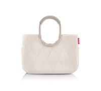 reisenthel loopshopper M puffer stone - Stabile Tasche mit praktischen Fächern aus recycelten PET-Flaschen - Eleganz beim Einkaufen, viel Funktion inklusive!