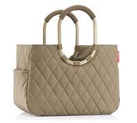 reisenthel loopshopper Tasche L Einkaufstasche Korb rhombus olive OR5047