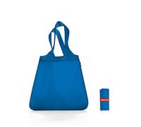 reisenthel Mini Maxi Shopper - Faltbarer kompakter Rucksack -wasserabweisend, Couleur:blau